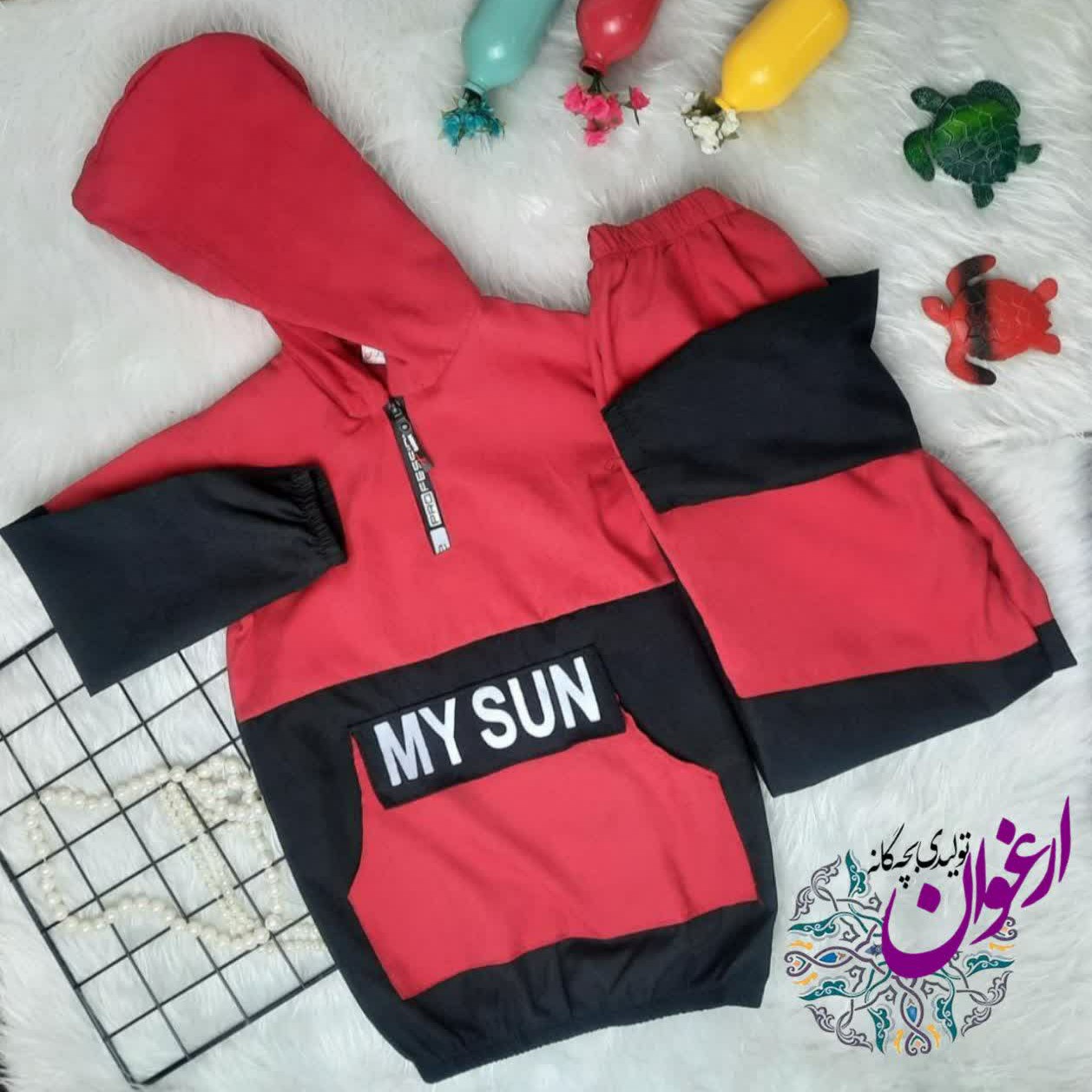 هودی شلوار اسپرت بچگانه مخمل میکرو