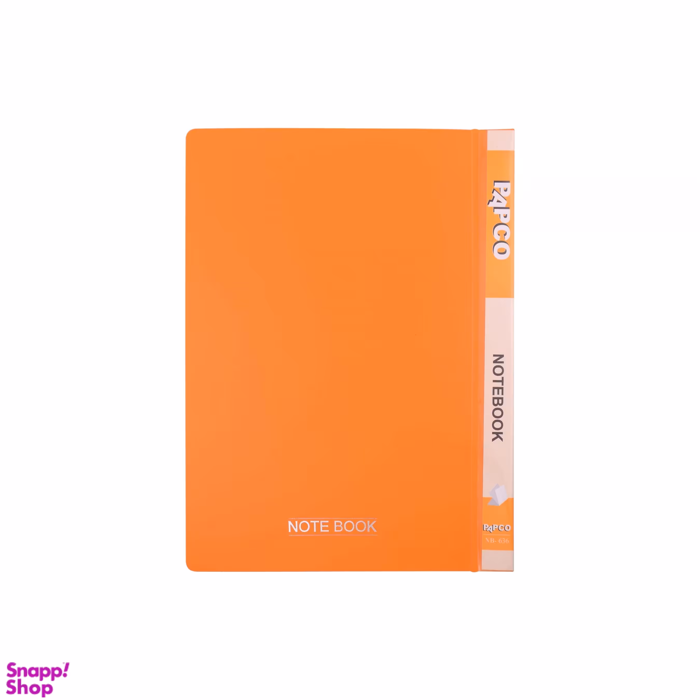 دفتر کلاسوری A5 پاپکو (Papco) مدل 100 برگ رنگ نارنجی