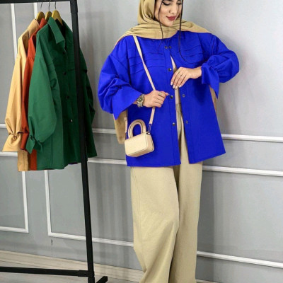 مانتو اسپرت زنانه داکرون مدل مانتو کد 55104