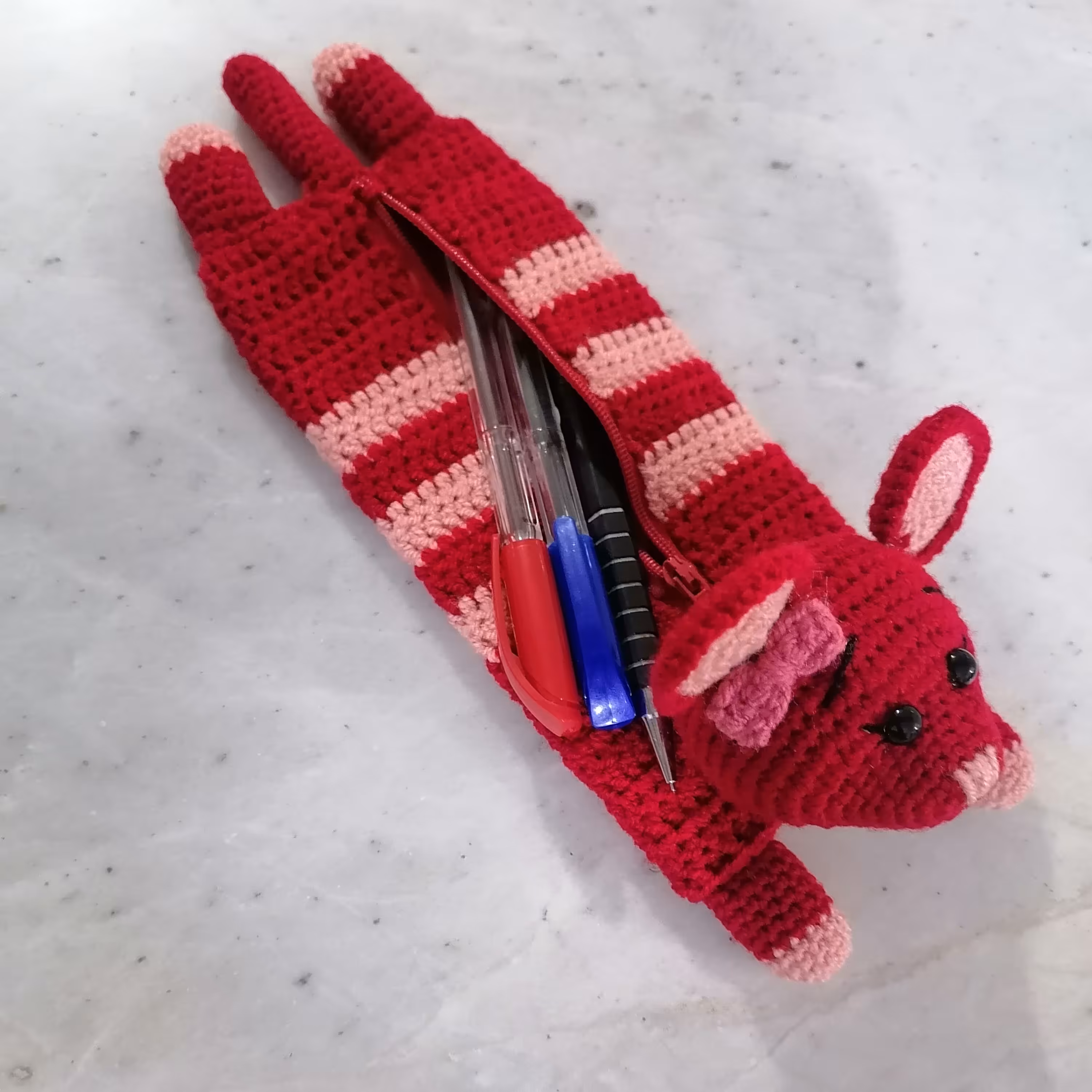 جامدادی بافتنی موش