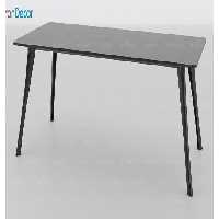 میز کنفرانسی پایه چوبی نظری مدل استرایپ با صفحه ام دی اف