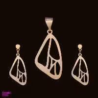 نیم ست طلا 18 عیار زنانه سانا گالری کد D10044