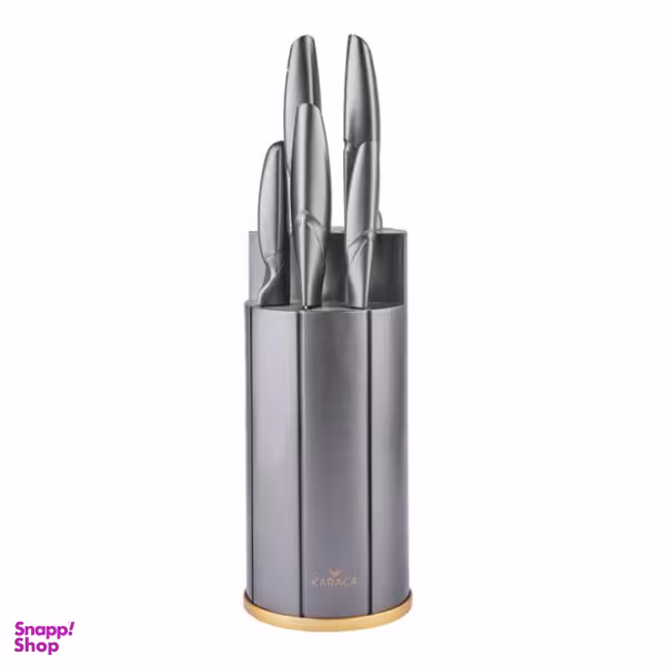 سرویس چاقو آشپزخانه 6 پارچه کاراجا مدل Retro کد 153.03.06.1743