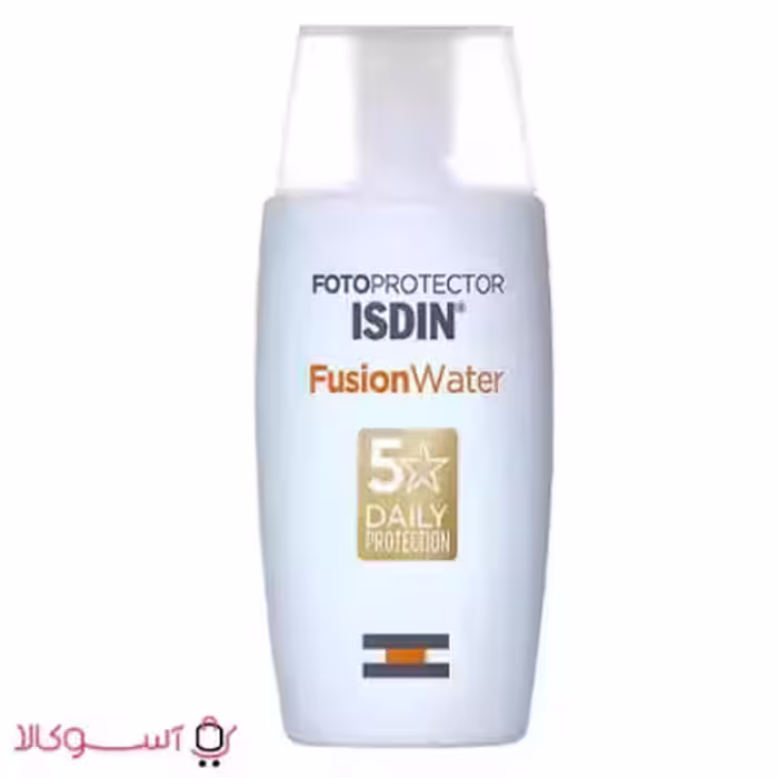 کرم ضد آفتاب بی رنگ ایزدین مدل fusion water حجم 50 میل
