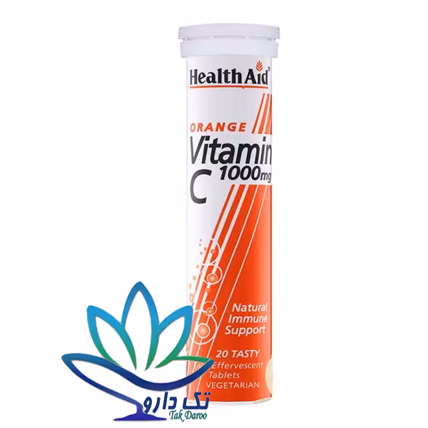 قرص جوشان ویتامین سی 1000 میلی گرمی هلث اید 20 عدد