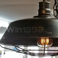 لوستر تک شعله طوری فلزی مشکی قطر36 وین 1992