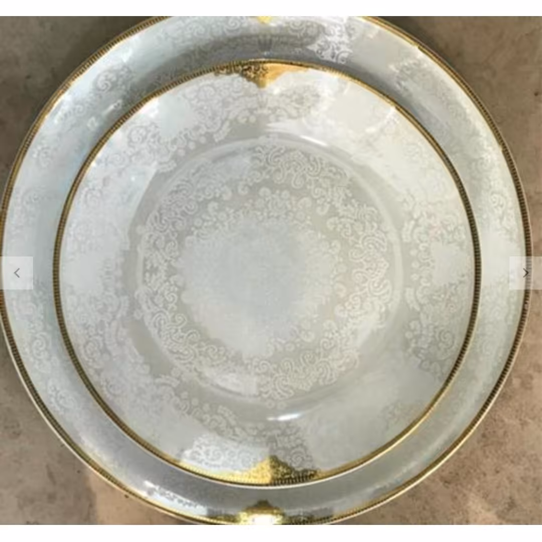 سرویس 29 پارچه چینی لورین مدل مروارید طلایی (6 نفره)

