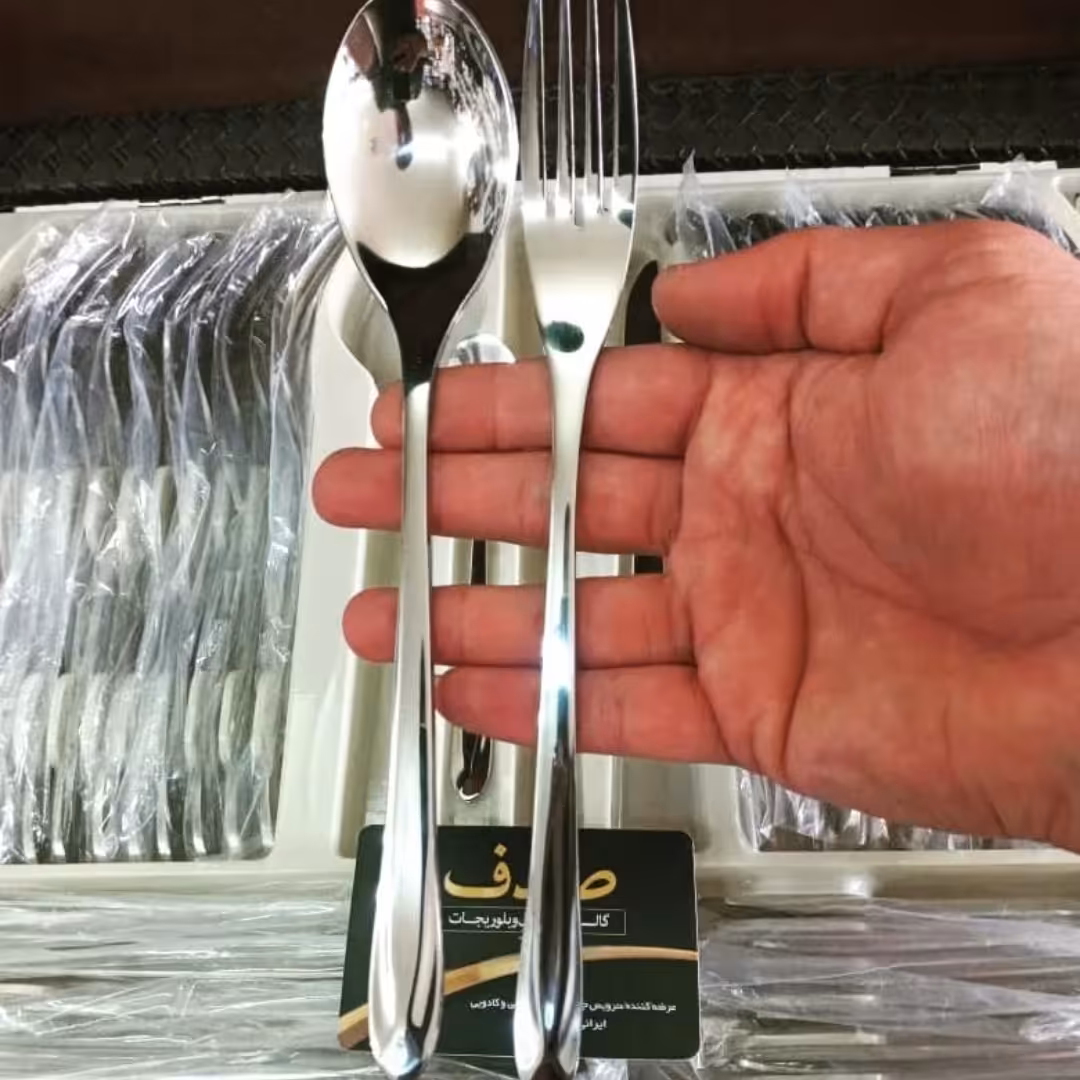 سرویس قاشق چنگال 114 پارچه 24 نفری دهنه اروپایی یونیک اصلی 