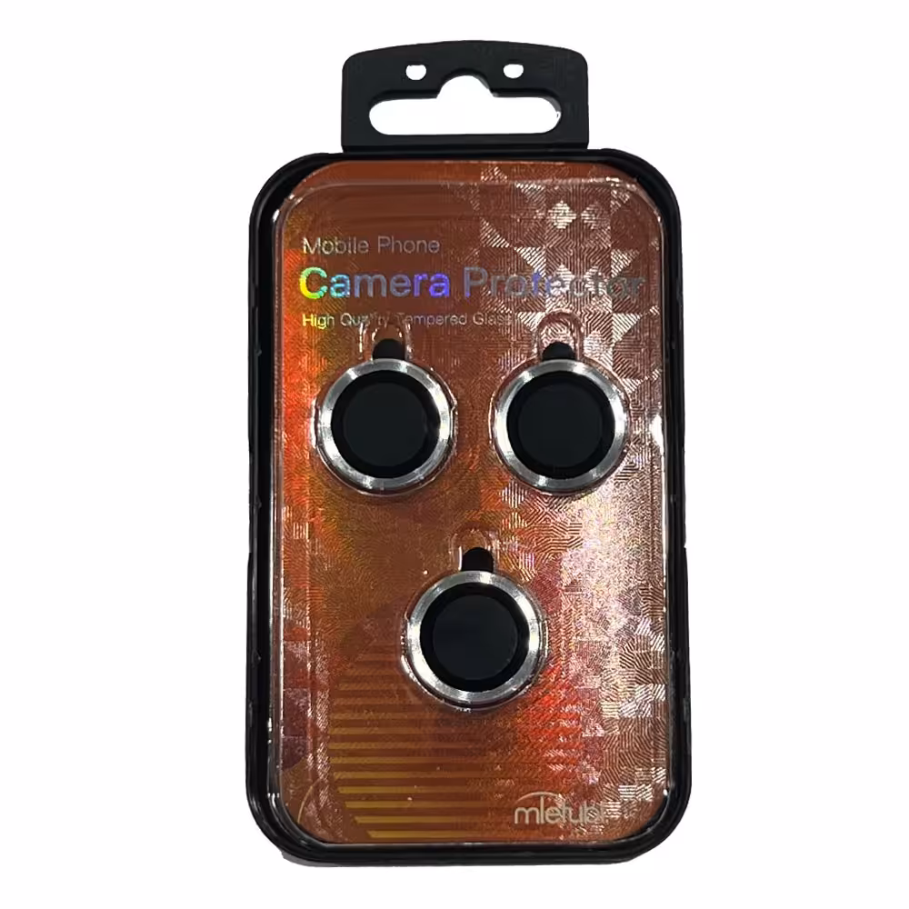 محافظ لنز دوربین رینگی میتوبل گوشی موبایل اپل Iphone 13 Pro - 13 Pro Max نقره ای