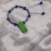 دستبند بافت با خرج کار گل