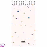 دفتر یادداشت خبرنگاری 80 برگ الیپون (Elipon) طرح فانتزی کد 2646250