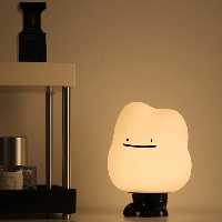 چراغ خواب کارتونی  طرح ابر night light silicone cloud USB rechargeable table lamp HL-24