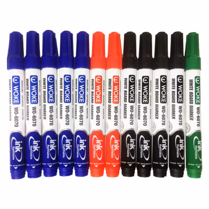 ماژیک وایت برد ووک مدل W0-6070 بسته 12 عددی