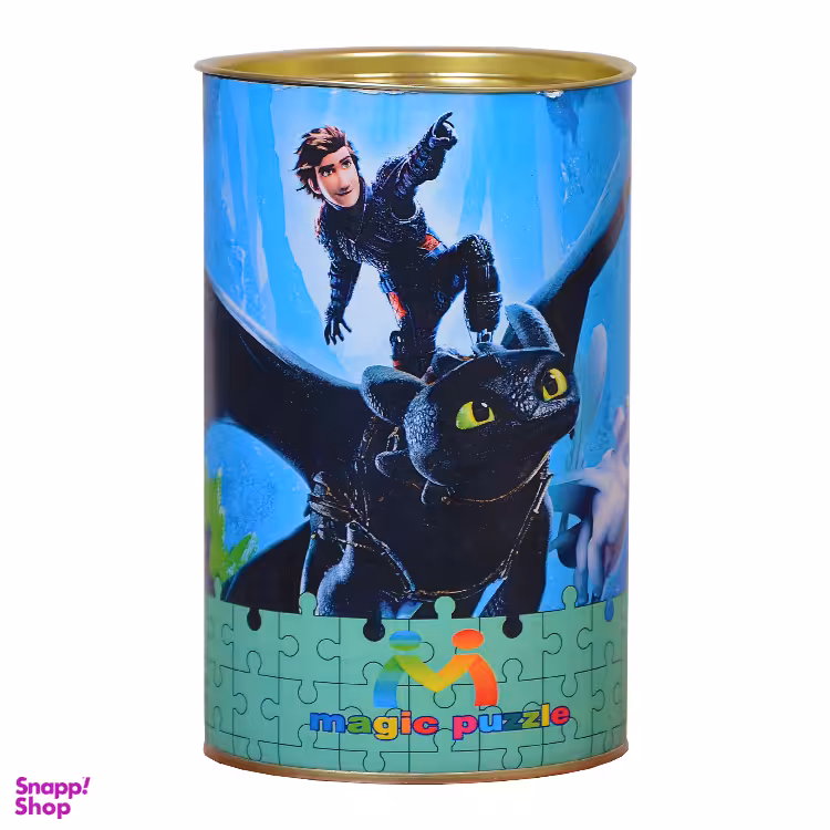 پازل 100 تکه کودک طرح آموزش اژدها