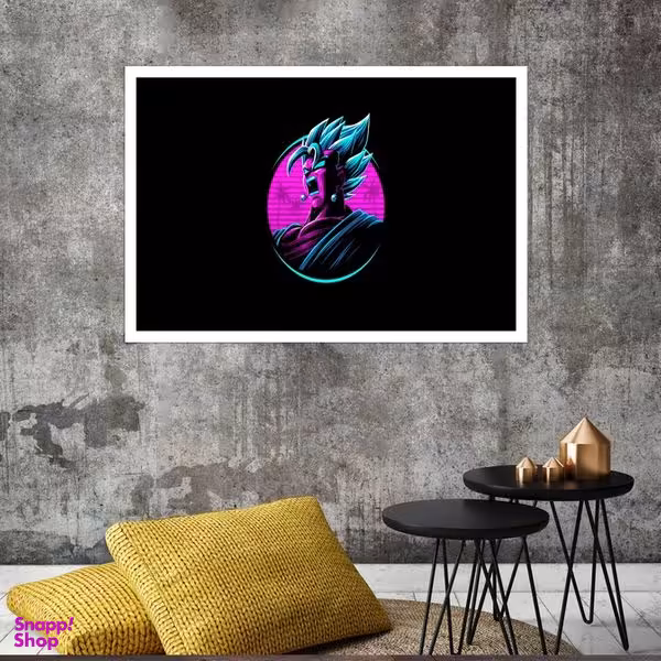 تابلو بکلیت طرح انیمه دراگون بال مدل قاب شاسی W-s8482