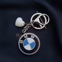 جاکلیدی  رزینی دو طرفه طرح لوگو ماشین مدل 4 ، سفارشی ساز