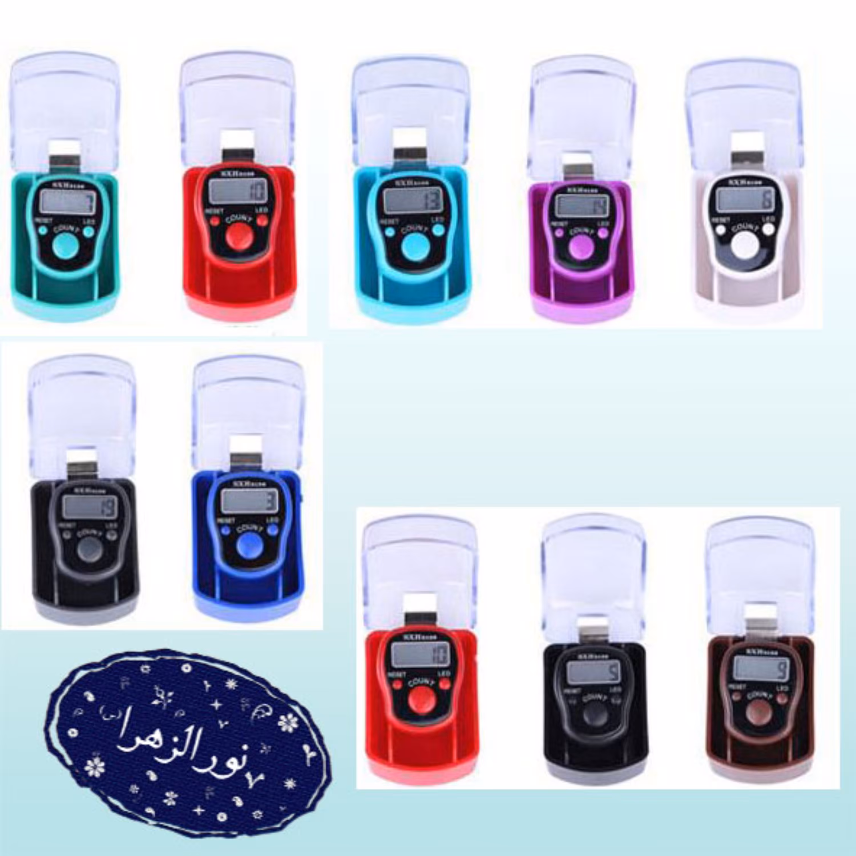 بسته 12 عددی صلوات شمار چراغ دار