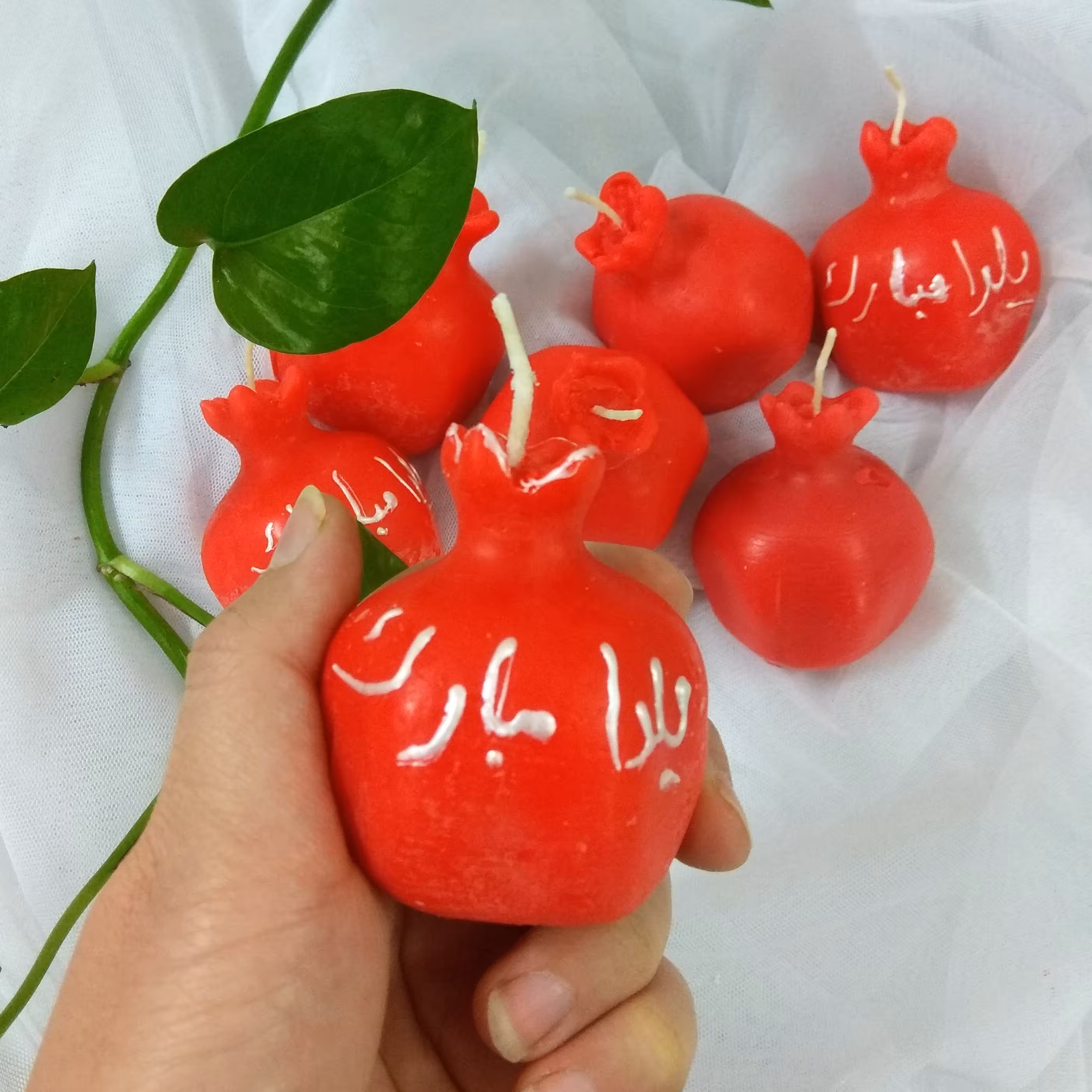 شمع انار یلدایی ،شمع یلدا،انار  رنگارنگ 