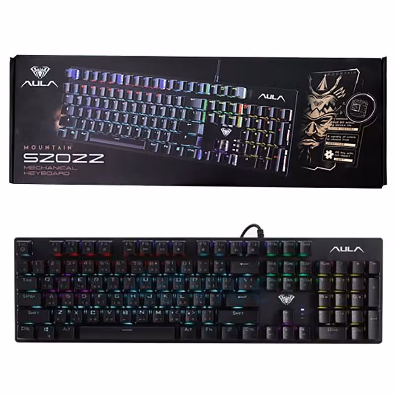 کیبورد گیمینگ آئولا مکانیکال AULA Mountain s2022