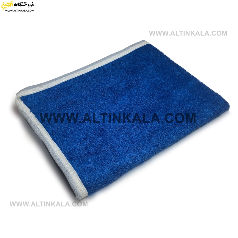حوله بامبو آشپزخانه سایز 35×45 رنگ ابی نفتی