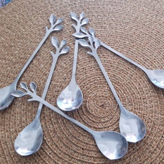 قاشق چای و مربا، برگ استیل _ فروشگاه شیک هوم