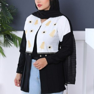مانتو زنانه کرپ مدل کتی جنس کرسپو