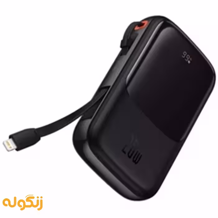 پاوربانک بیسوس 10000 میلی آمپر مدل PPQD060001 - زنگوله