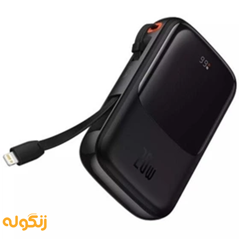پاوربانک بیسوس 10000 میلی آمپر مدل PPQD060001 - زنگوله