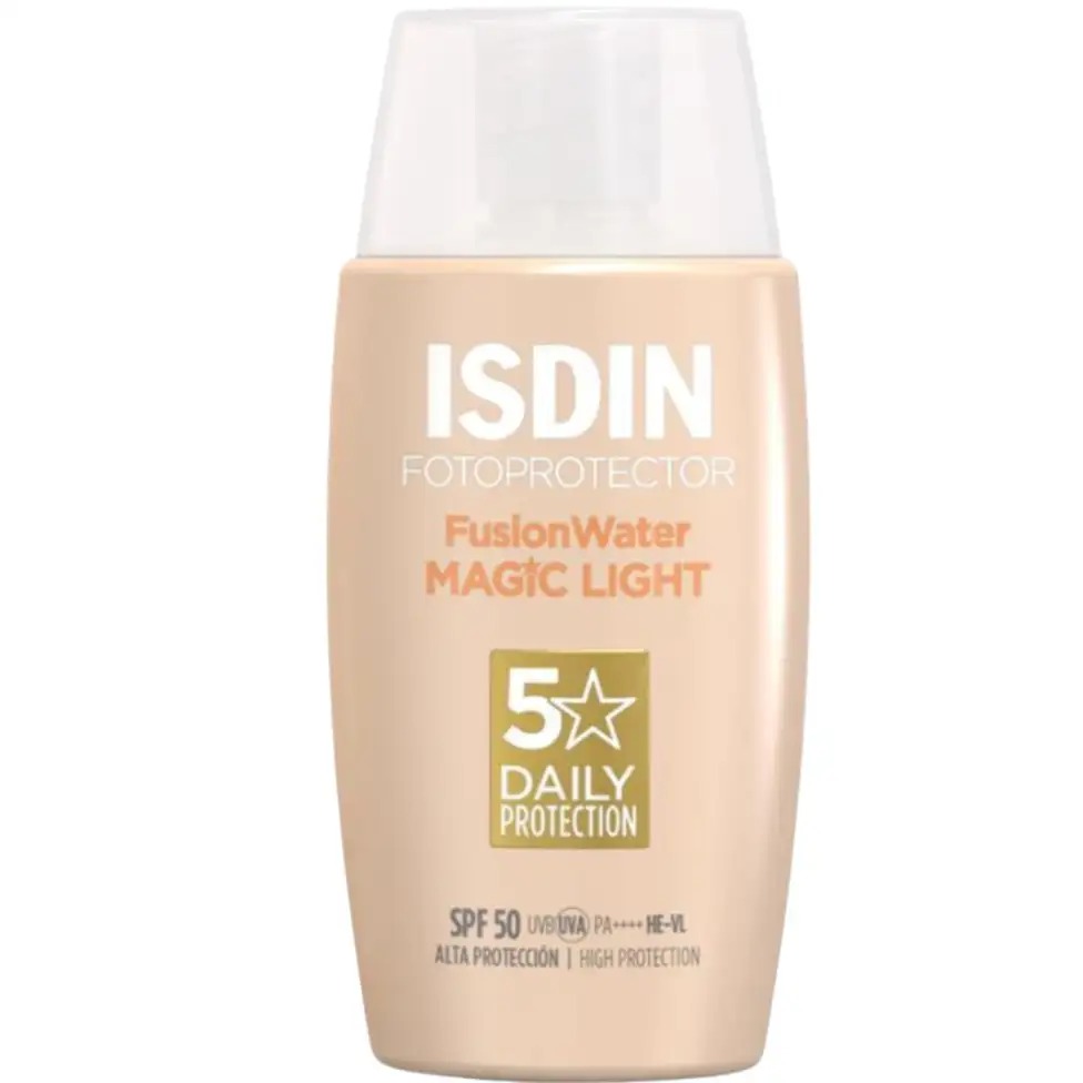 ضد آفتاب ایزدین مدل فیوژن واتر مجیک رنگ لایت Fusion Water Magic حجم 50 میل