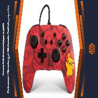 کنترلر با سیم PowerA Enhanced مخصوص Nintendo Switch – طرح Pokemon: Pikachu