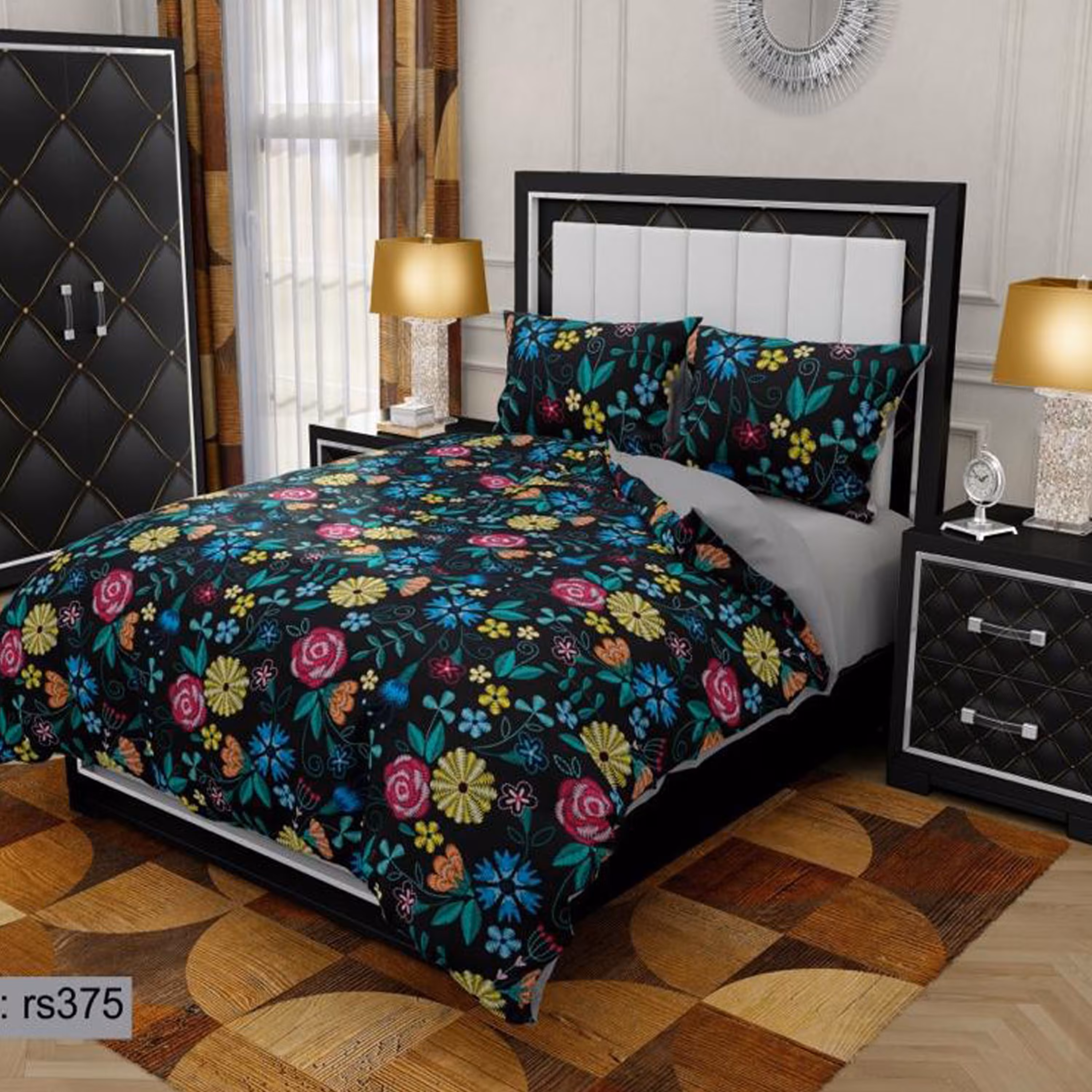 سرویس روتختی 1 نفره تنسل چاپی برندترک لند (Turk Land)  کد rs 375