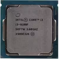 سی پی یو اینتل بدون باکس Core i3-9100F CPU