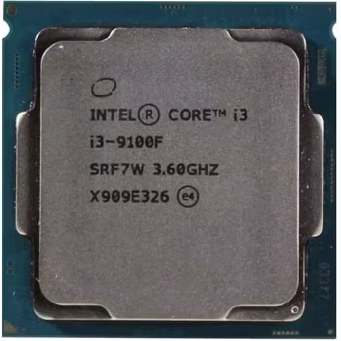 سی پی یو اینتل بدون باکس Core i3-9100F CPU