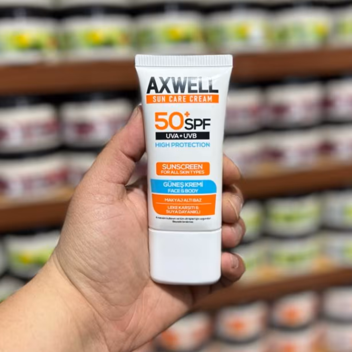 ضد آفتاب آکسول Axwell ضد لک اس پی اف 50 حجم 50 میل

