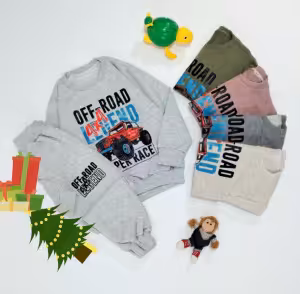 بلوز شلوار پسرانه طرح آفرودی