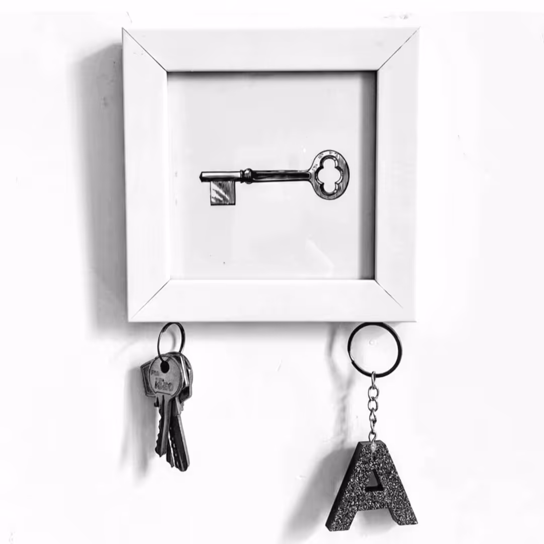 جاکلیدی دکوراتیو با آویز مغناطیسی خاص و کاربردی سایز 14  با طرح های متنوع 