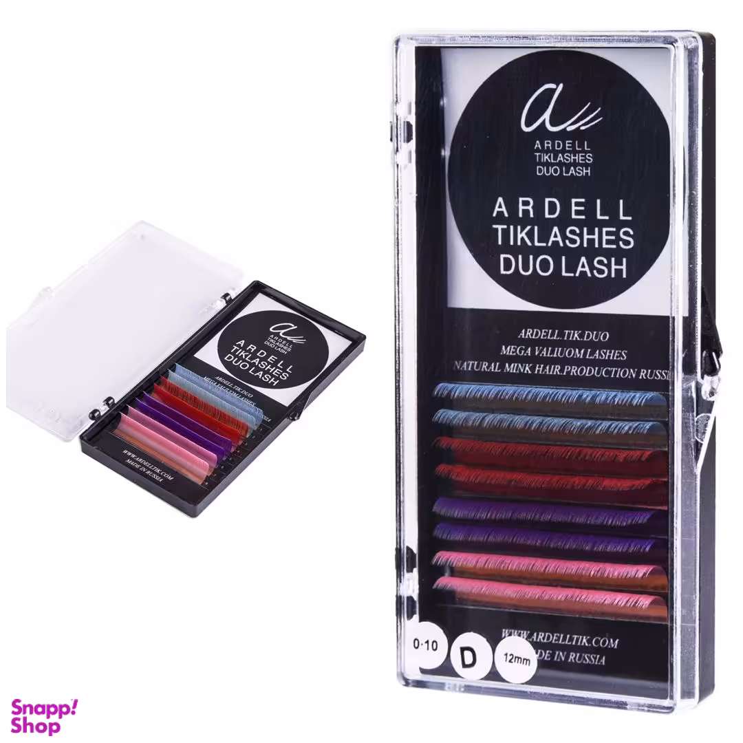 مژه رنگی آردل (Ardell) مدل والیوم 4 رنگ حجم 12میلی‌ لیتر