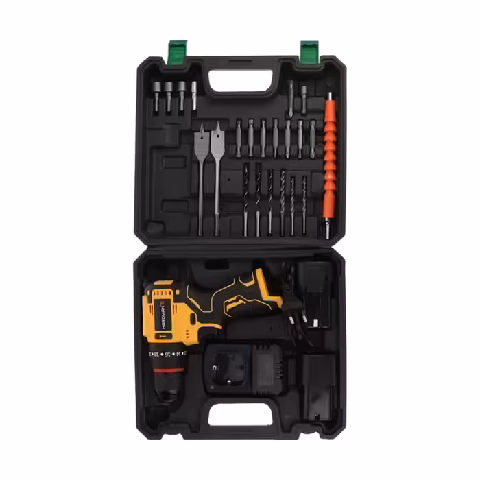 دریل پیچ گوشتی شارژی هاردمن مدل براشلس مجموعه 26 عددی