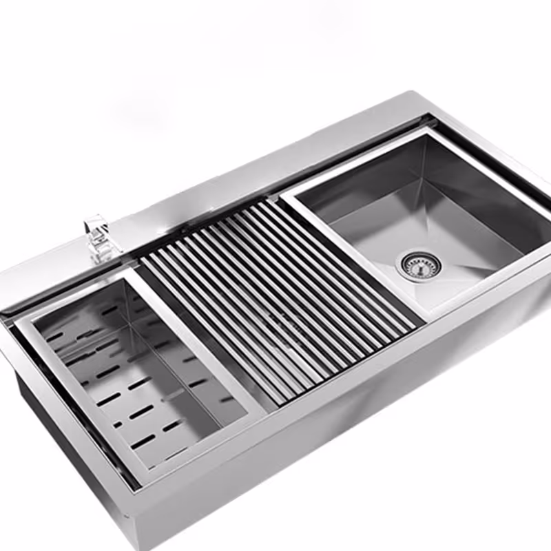 سینک استیل مدل BCN90 توکار مشابه کن