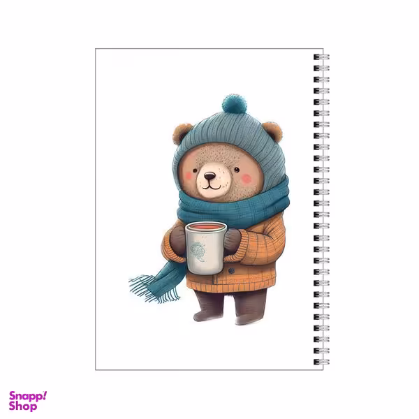 دفتر مشق 80 برگ بامبیلیپ طرح خرس سرمایی کد 7020175