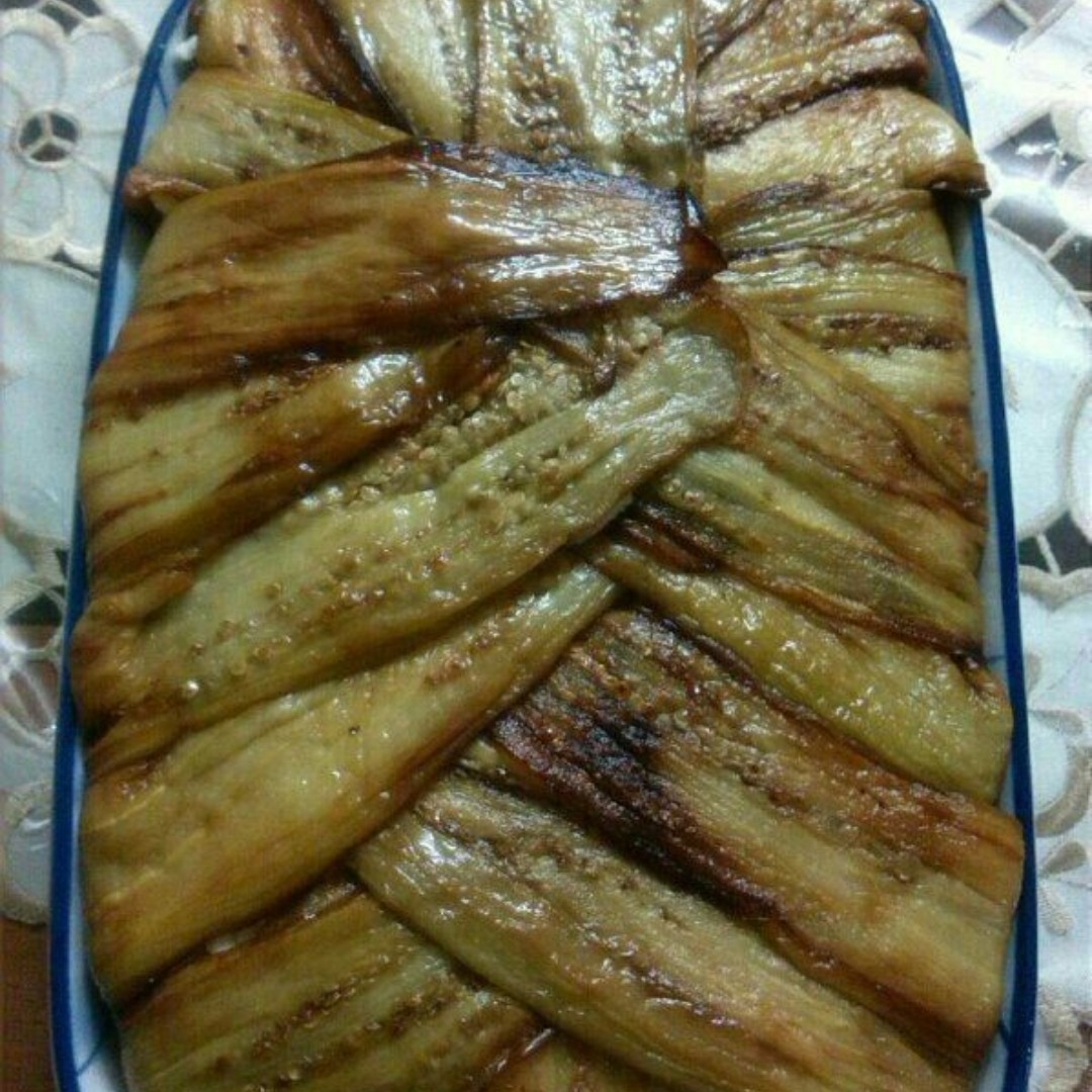 بادمجان سرخ شده یک کیلویی