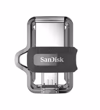 فلش مموری سن دیسک مدل Ultra Dual Drive M3.0 DDD3 ظرفیت 32 گیگابایت