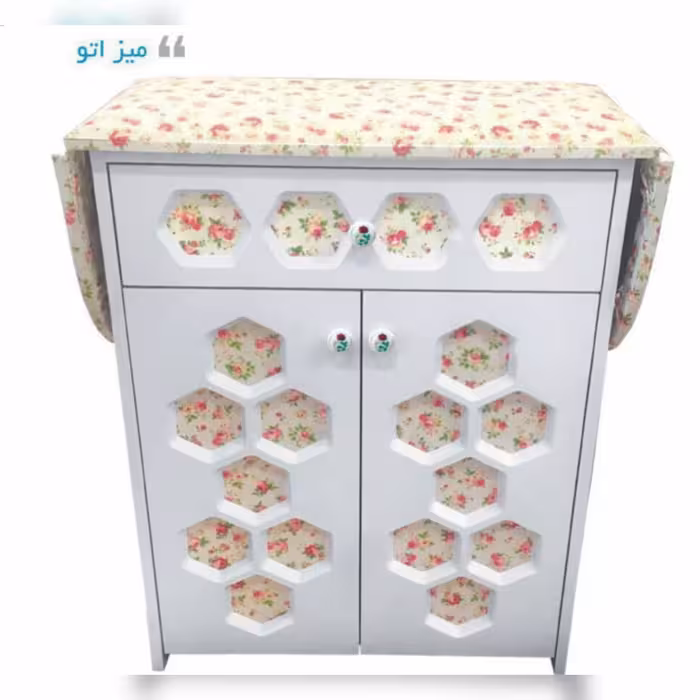 میز اتو وکیوم ضد خش رنگ سفید 1