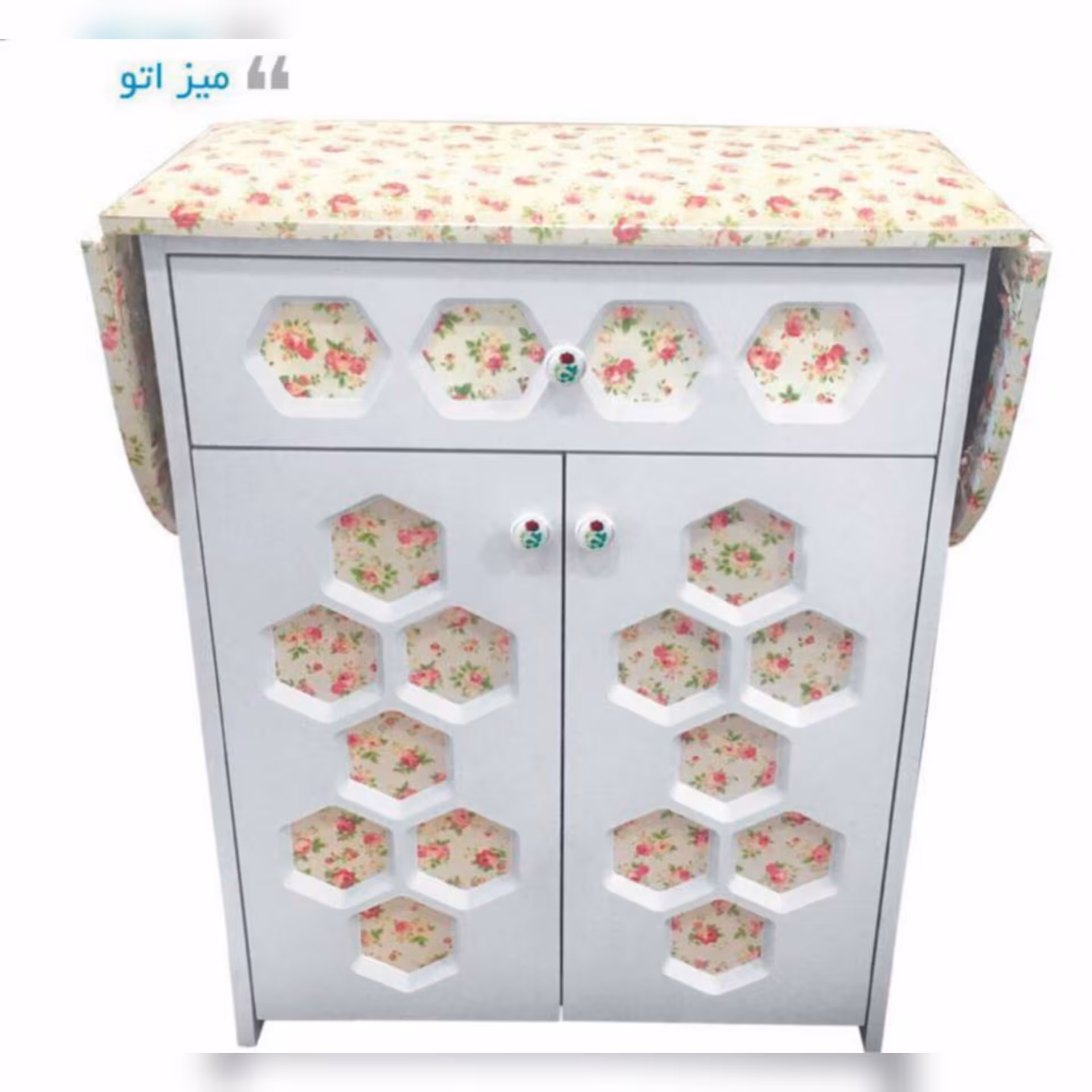 میز اتو وکیوم ضد خش رنگ سفید 1