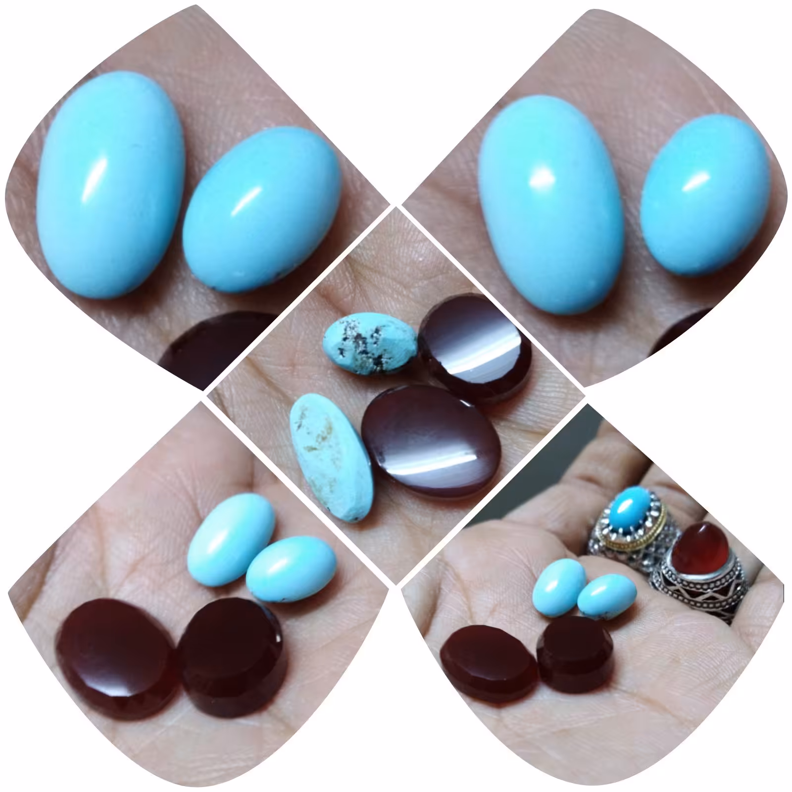 ست فیروزه نیشابور طبیعی زنانه و مردانه