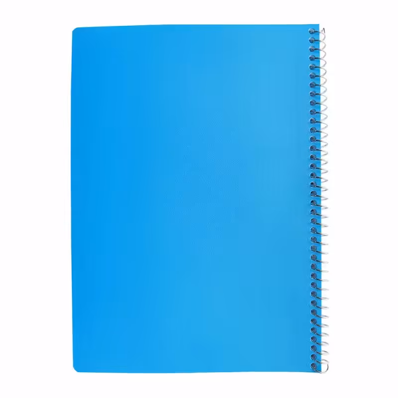 دفتر  200برگ فنری pp آبی