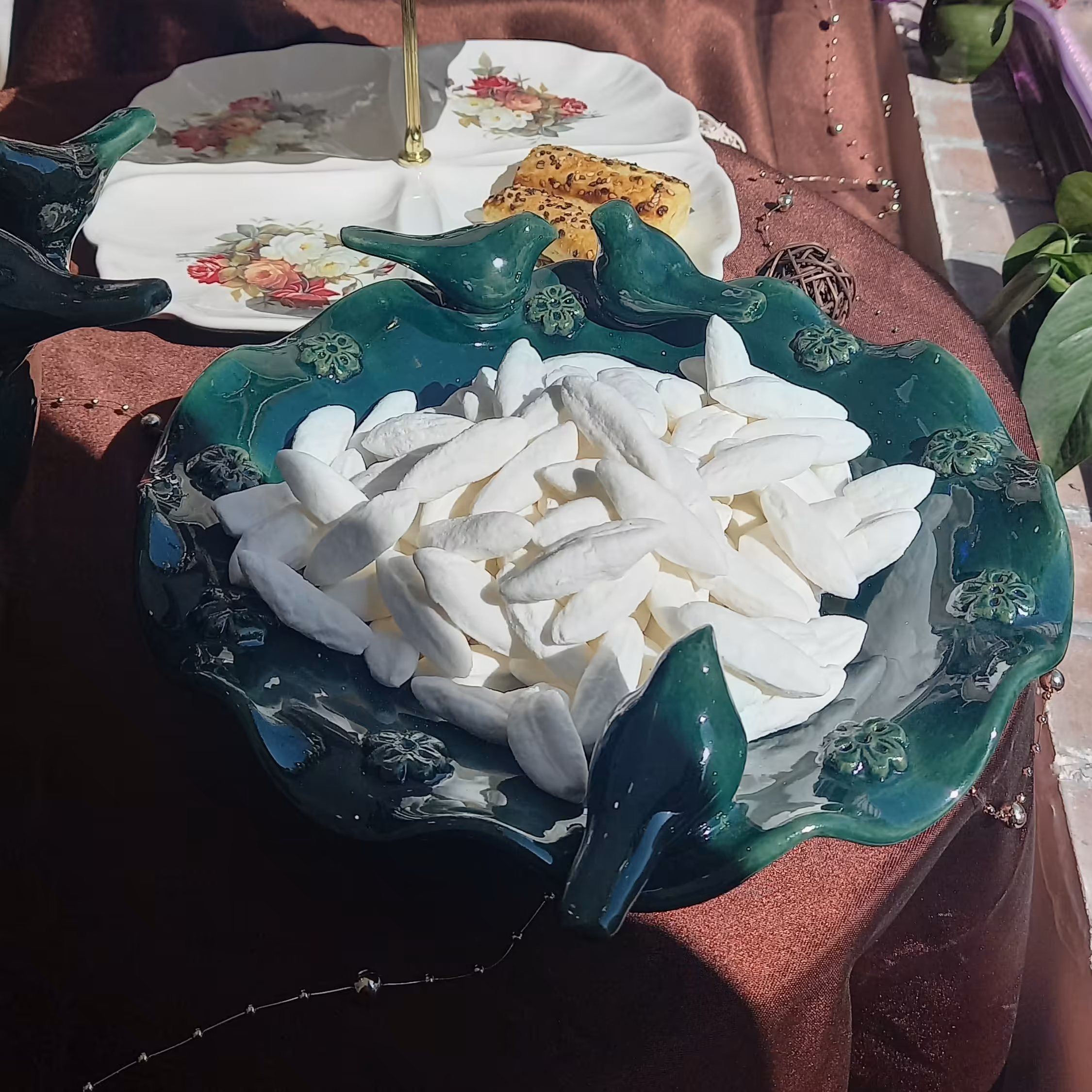 بشقاب پرنده سبز 