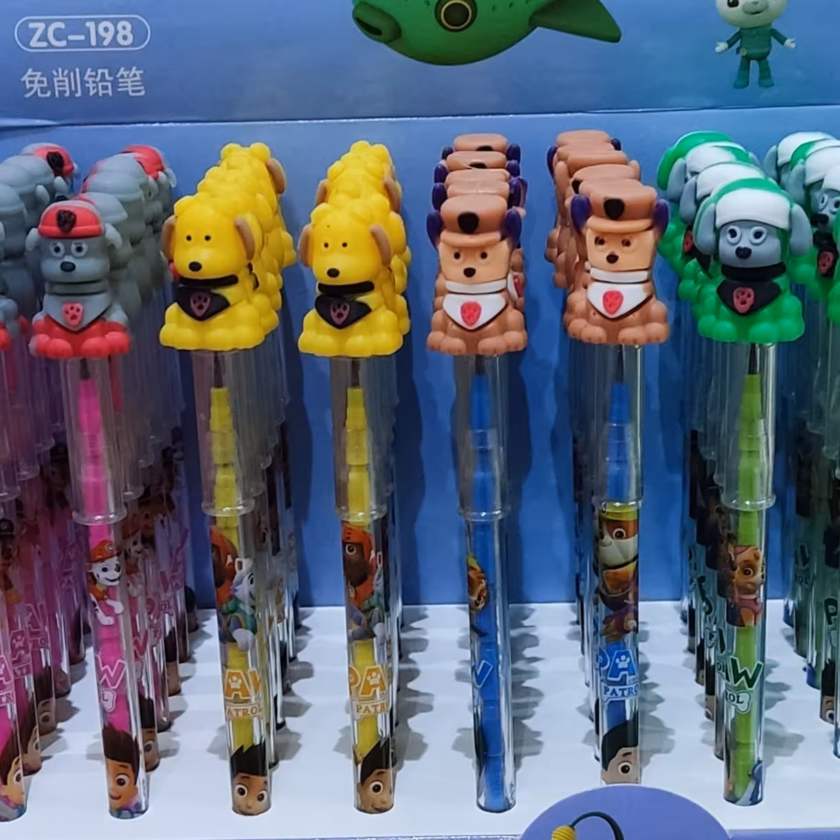 مداد فشنگی  سگهای نگهبان دارای 10 عدد نوک  لوازم تحریر کلاسیک