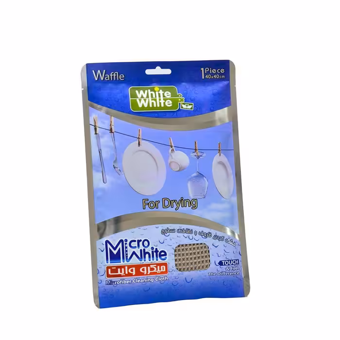 دستمال میکرو فایبر مخصوص خشک کردن ظروف 5 عدد 