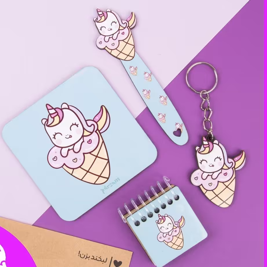 ست فانتری 4تکه بستنی یونیکورن